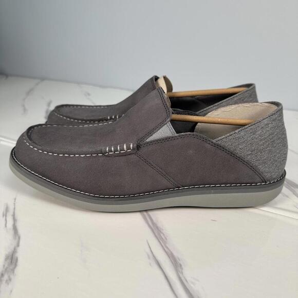 NIB Rockport Tucker Venetian Gray Slip Ons 10 - Picture 3 of 10
